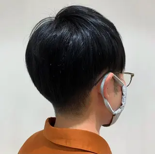 ショート カラー メンズ 野口 虎生 カットモデル募集中のヘアスタイル