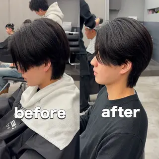 パーマ メンズ 森龍馬 メンズ専門美容師のヘアスタイル