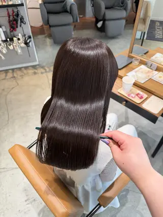 セミロング カラー 🦈AKARI🦈 髪質改善/韓国風のヘアスタイル