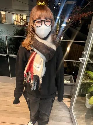 ミディアム カラー sakoda shunkiのヘアスタイル