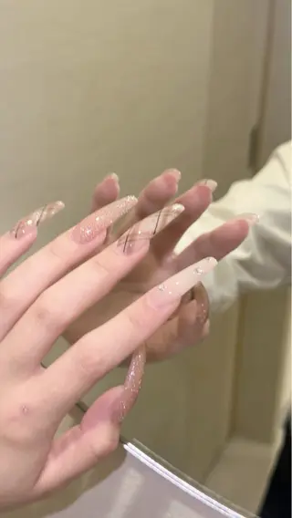 ネイル Ris🎀吹田ネイル ワンホン/ちゅるんのネイルデザイン