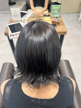 カラー 🫧毛先カット 🫧山中沙希のヘアスタイル
