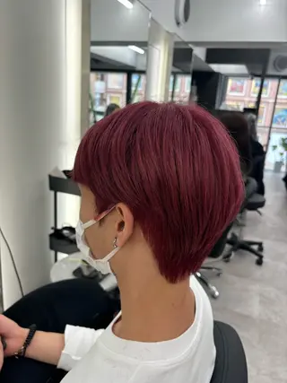 カラー メンズ 韓国&メンズウルフ 高森蓮のヘアスタイル