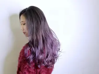 ロング カラー 宮永 智香のヘアスタイル