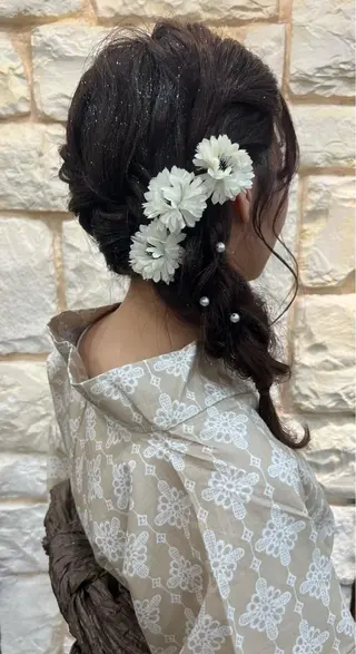 セミロング 石原 姫菜のヘアスタイル