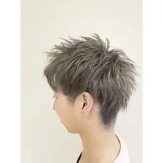 ショート カラー パーマ ヘアアレンジ キッズ ネイル マツエク・マツパ MODEK's西宮店 マネージャー神道有基のヘアスタイル