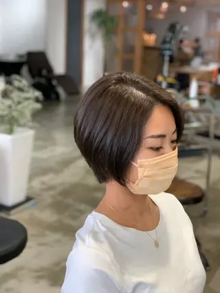 ショート カラー KOU×北谷× BY MY SIDEのヘアスタイル