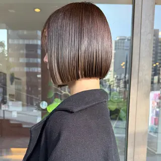 ショート ボブ/ショートボブ/ 岡山駅/別曽遥也のヘアスタイル