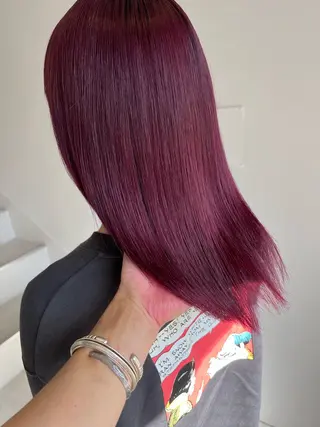 セミロング カラー TETE所属・chloe 【クロエ】のヘアスタイル