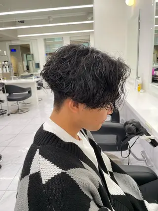 ショート パーマ ヘアアレンジ メンズ 🔷横浜/メンズ TAKUMI🔷のヘアスタイル