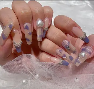 ネイル ETERNA Nail 銀座店【パラジェル/フィルイン/チップ長さだし/マグネット/ニュアンス】所属・ア カリのネイルデザイン