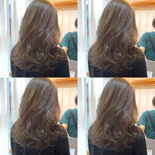 セミロング カラー 大人可愛い透明感🌟 小顔・韓国髪🌟野中のヘアスタイル