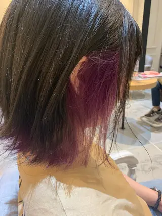 ミディアム カラー 新宿/美髪矯正 髪質改善/韓国風山本のヘアスタイル