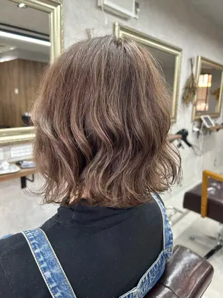 ミディアム カラー Lien 深井店のヘアスタイル