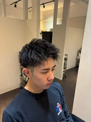 パーマ メンズ STAG BARBER富雄本店所属・STAGBARBER KOUGAのヘアスタイル