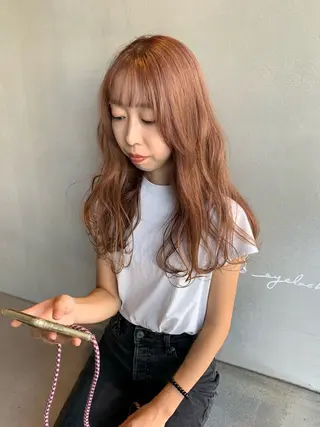 ロング カラー ブリーチ/アレンジ 天満/chihiroのヘアスタイル