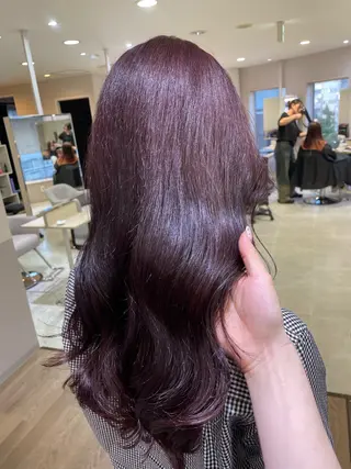 ロング カラー ayano / 透明感・くすみカラーのヘアスタイル