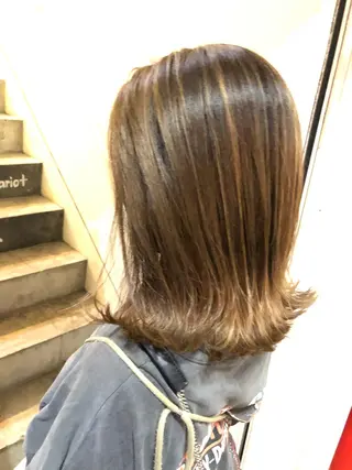 ミディアム カラー 舘野 太嘉宏のヘアスタイル