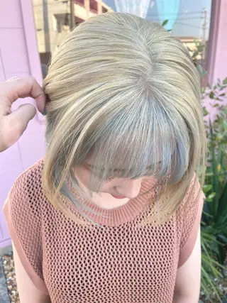 カラー ベージュ/透明感/ 桃子🎀のヘアスタイル