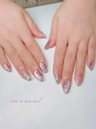 ネイル arm in arm ︎✿Yamamotoのマツエク・マツパデザイン