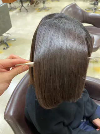 ミディアム CARE SHINSAIBASHI所属・縮毛・酸性ストレート 特化のヘアスタイル