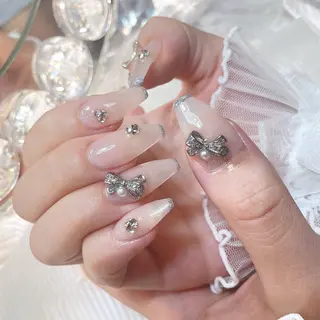 ネイル 23時まで❤︎韓国、 ワンホンネイルのネイルデザイン