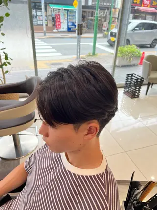 パーマ メンズ SENA 再現性 パーマと縮毛矯正のヘアスタイル