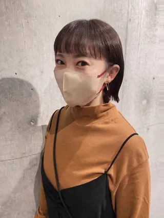 ショート カラー ヘアアレンジ ANBRERA　中目黒所属・mina ☺︎ 中目黒 中野のヘアスタイル