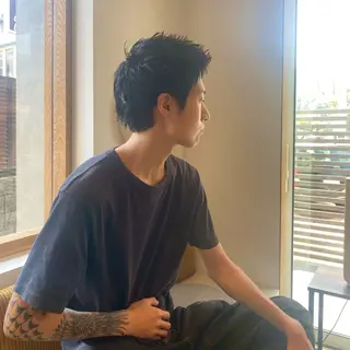 メンズ ブリーチ/ボブ 373☆鎌倉 湘南のヘアスタイル