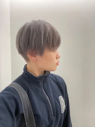 ショート カラー air-YOKOHAMA所属・ホソダ ルミのヘアスタイル