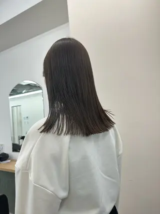 セミロング カラー キッズ オトナヘア🌸 harukaのヘアスタイル