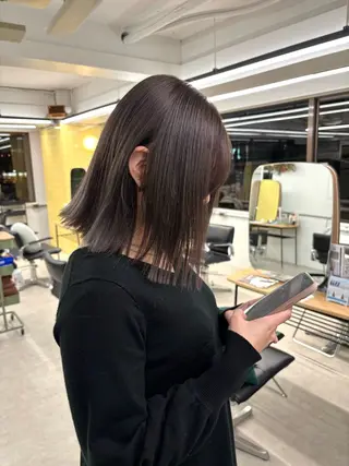 ミディアム カラー 暖色カラー/ さえのヘアスタイル