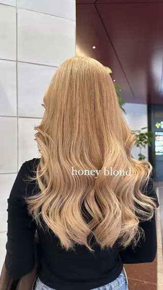 ロング カラー ハイトーン/ブリーチ カラー/SHOGOのヘアスタイル