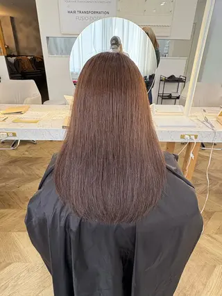 セミロング カラー 須永 さくらのヘアスタイル