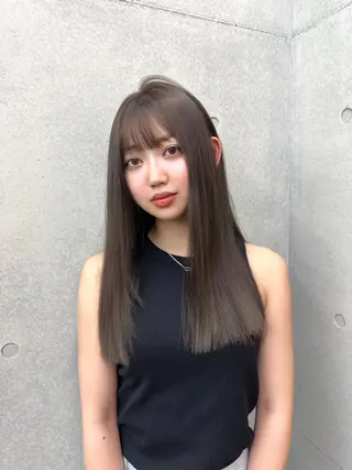 セミロング Hina/なりたいが 叶う韓国ヘア❤️のヘアスタイル