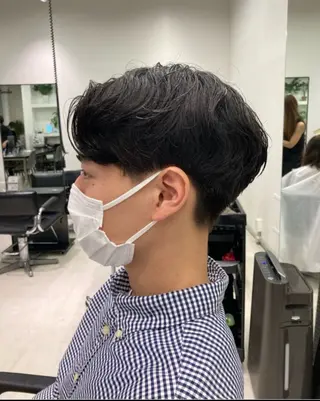 ショート パーマ メンズ メンズ特化/メッシュ /パーマ/比嘉のヘアスタイル