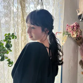 ロング パーマ gigi  ヘアーワークス所属・gigi hideのヘアスタイル