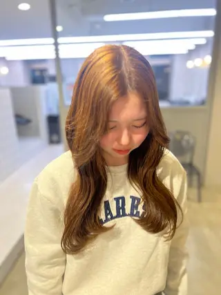 ロング カラー 韓国レイヤーカット /REIのヘアスタイル