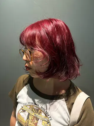 ショート カラー ヘアアレンジ marino マリノのヘアスタイル