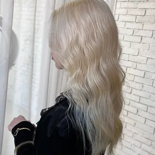 ロング カラー 🦋韓国ヘア💙 RUNAのヘアスタイル