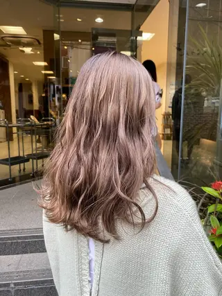 ロング カラー ブリーチ指名No.1 Daikiのヘアスタイル