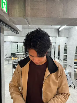 パーマ メンズ 表参道/中明度カラー /レイヤー/Youのヘアスタイル