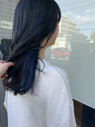 セミロング Un Fleur所属・立野 希沙のヘアスタイル