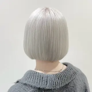 ミディアム カラー 女性支持率No.1ハ イトーン特化神田真志のヘアスタイル