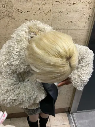 ミディアム カラー Cecil hair所属・yui/パーマ/ メンズカットのヘアスタイル