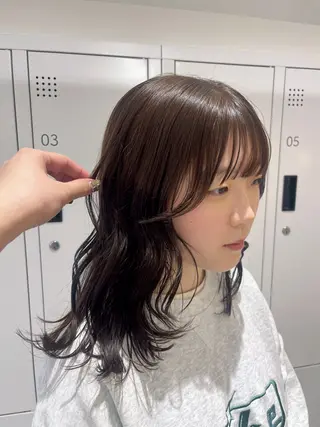 ロング カラー みう/仙台/暖色/ 艶髪/顔周りカット/のヘアスタイル