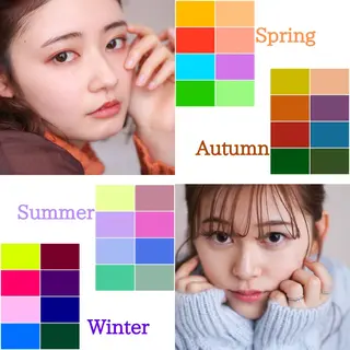 カラー コテ巻き風パーマ SHONOのヘアスタイル