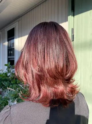 ミディアム カラー Hair Lex Alii所属・大谷 若葉のヘアスタイル