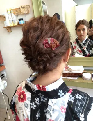 ショート ヘアアレンジ nakahara madokaのヘアスタイル