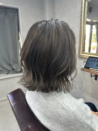 ミディアム カラー Lien 深井店のヘアスタイル